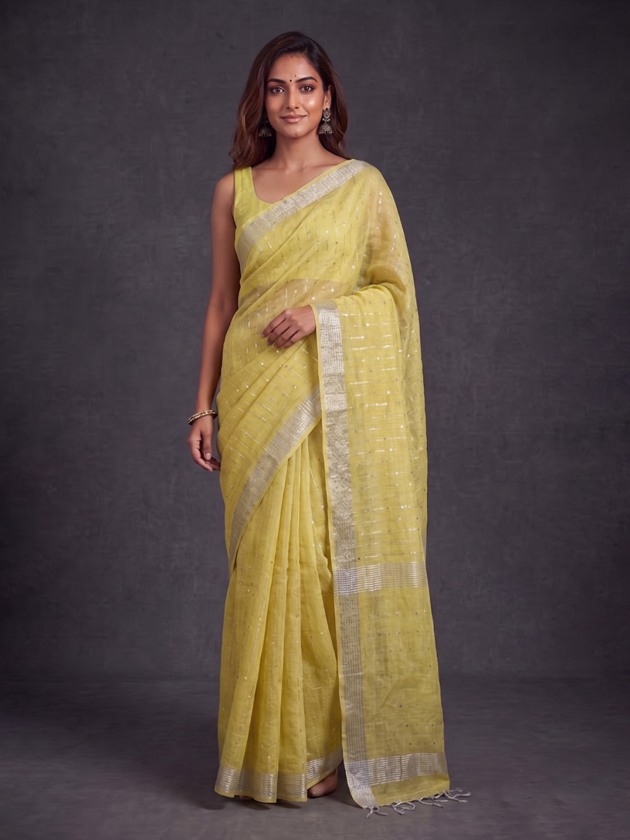 Yellow Bengal Breathable Muslin